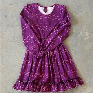 Matilda Jane Purple Patterned Kids Dress